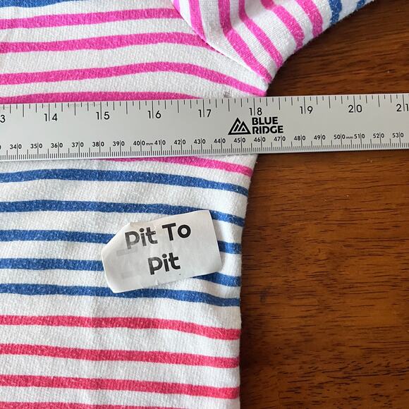 Lilly Pulitzer Women's S Hooded Tunic Top Striped Anchor Nautical Beach Cover Up - Picture 9 of 12